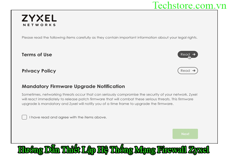 Terms of Use-Privacy Policy-Mandatory Firmware Upgrade Notification