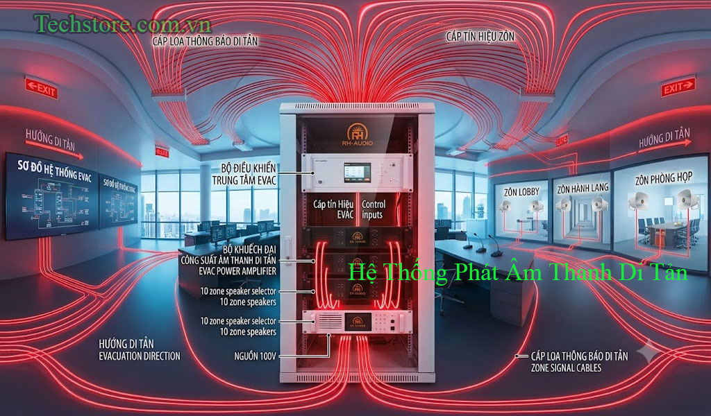 Hệ Thống Phát Âm Thanh Di Tản / Evac Tại Nha Trang