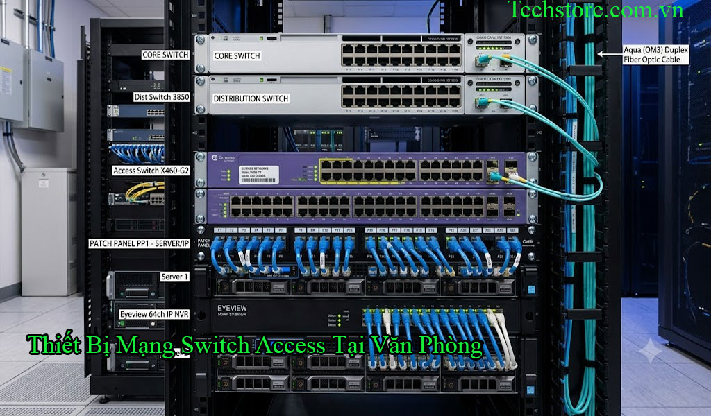 Thiết Bị Mạng Switch Access Tại Văn Phòng